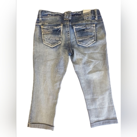 Amethyst Blue Capri  Jeans - Picture 3 of 6